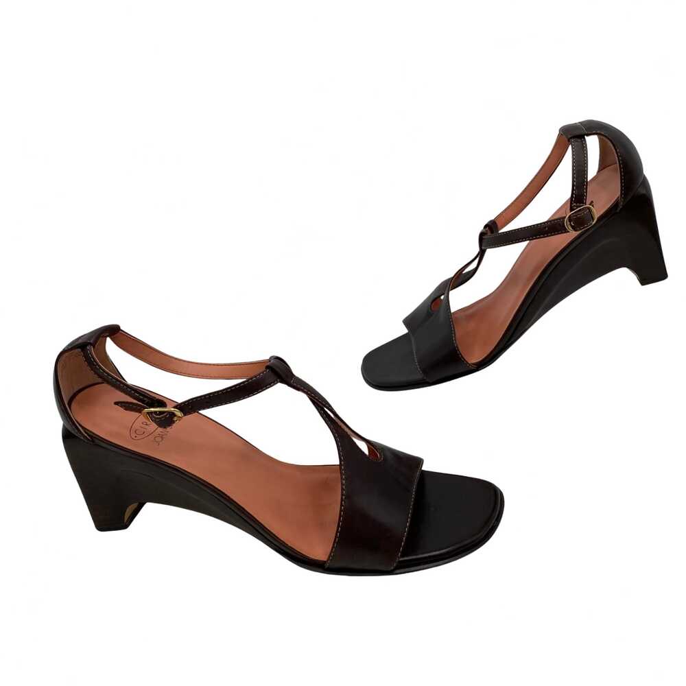Joan & David Brown Strappy Heels | Womens 6.5